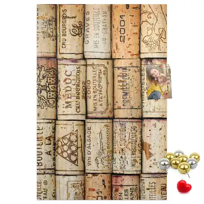 Korktafel aus Weinkorken