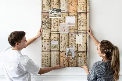 Korktafel aus Weinkorken