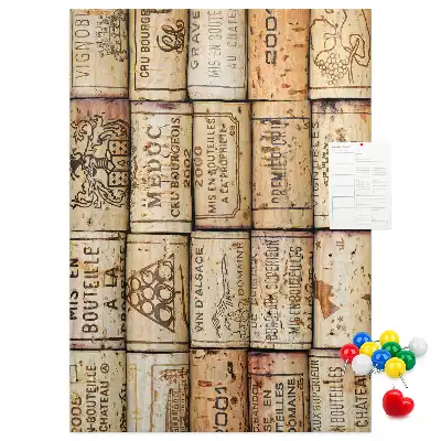 Korktafel aus Weinkorken