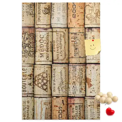Korktafel aus Weinkorken