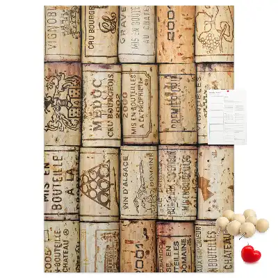 Korktafel aus Weinkorken