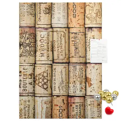 Korktafel aus Weinkorken