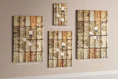 Korktafel aus Weinkorken