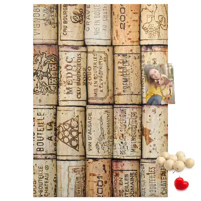 Korktafel aus Weinkorken