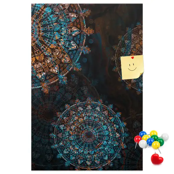 Pinnwand Kork Dekorative Mandala