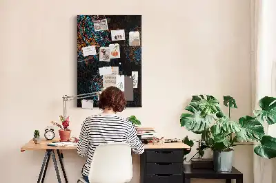 Pinnwand Kork Dekorative Mandala