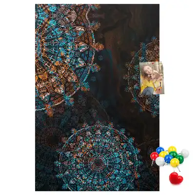 Pinnwand Kork Dekorative Mandala
