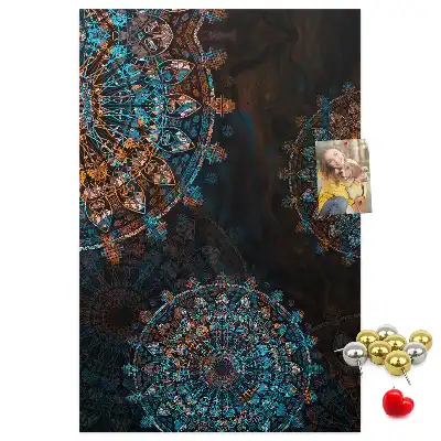 Pinnwand Kork Dekorative Mandala