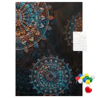 Pinnwand Kork Dekorative Mandala