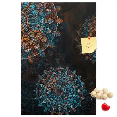 Pinnwand Kork Dekorative Mandala