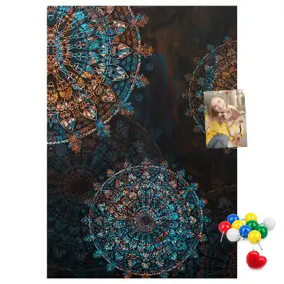 Pinnwand Kork Dekorative Mandala