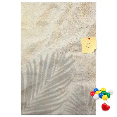 Korktafel Sommerstrandsand