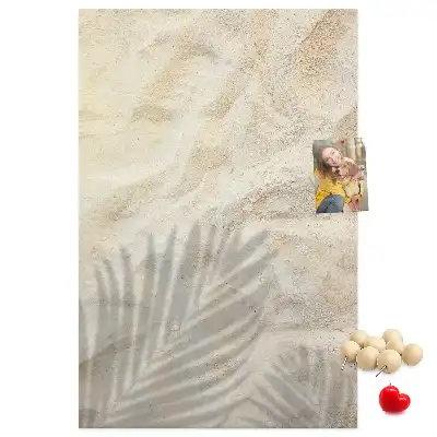 Korktafel Sommerstrandsand