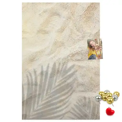 Korktafel Sommerstrandsand