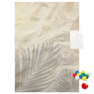 Korktafel Sommerstrandsand