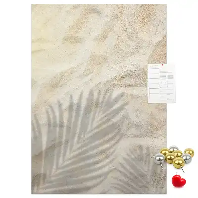 Korktafel Sommerstrandsand