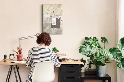 Korktafel Sommerstrandsand