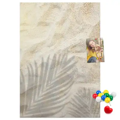 Korktafel Sommerstrandsand