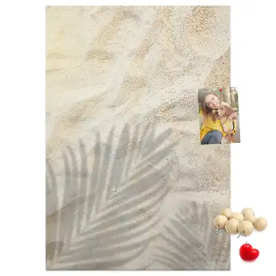 Korktafel Sommerstrandsand