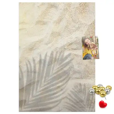 Korktafel Sommerstrandsand