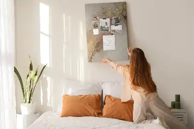 Pinnwand mit glänzendem Marmor-Design