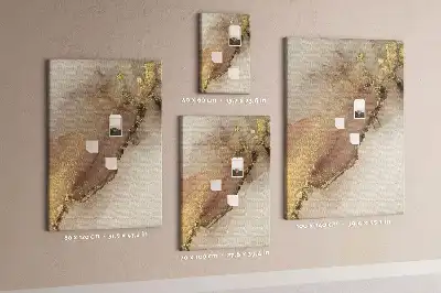 Pinnwand mit glänzendem Marmor-Design