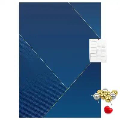 Pinnwand Kork Ornamentales Muster