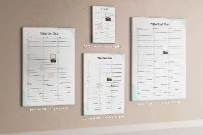 Korktafel Wichtige Termine