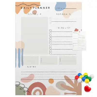 Pinnwand Kork Heutiger Plan