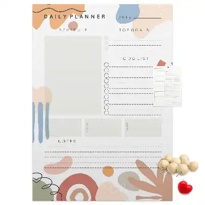 Pinnwand Kork Heutiger Plan