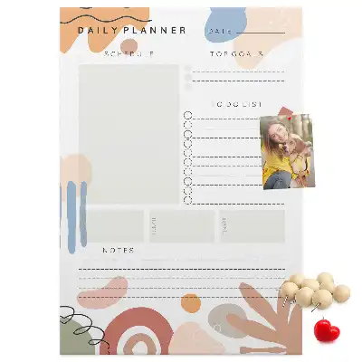 Pinnwand Kork Heutiger Plan