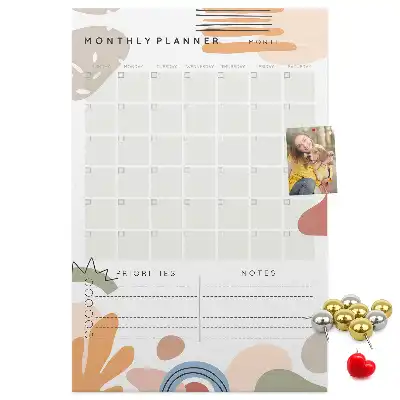 Korktafel Monatsplan