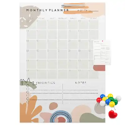 Korktafel Monatsplan