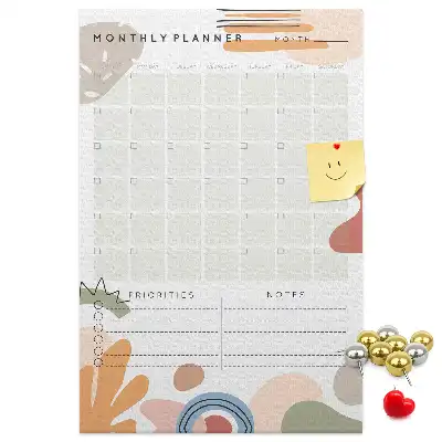 Korktafel Monatsplan