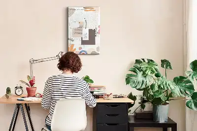 Korktafel Monatsplan