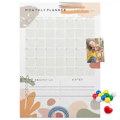Korktafel Monatsplan
