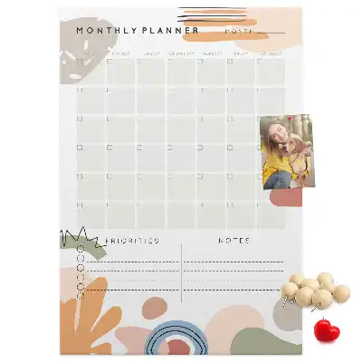 Korktafel Monatsplan