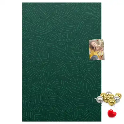Korktafel mit linearem Blattmuster