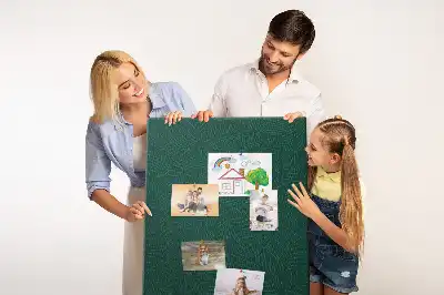 Korktafel mit linearem Blattmuster