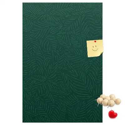 Korktafel mit linearem Blattmuster