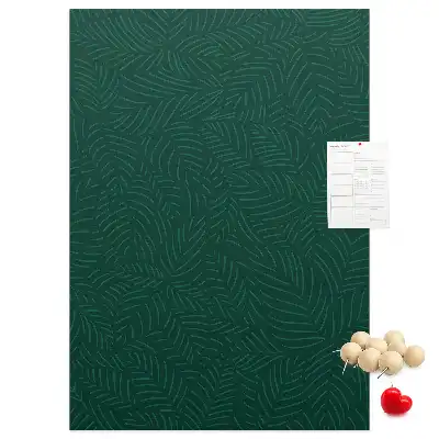 Korktafel mit linearem Blattmuster