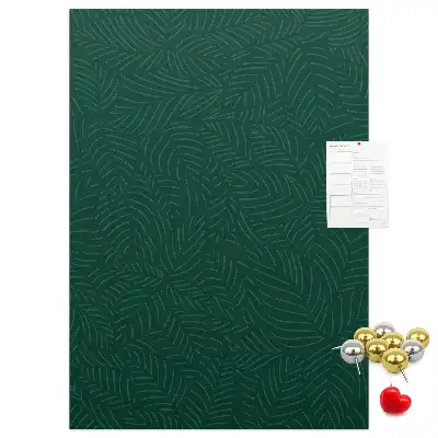 Korktafel mit linearem Blattmuster