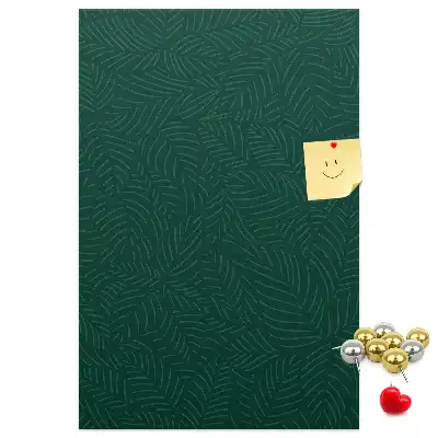 Korktafel mit linearem Blattmuster