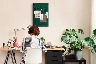 Korktafel mit linearem Blattmuster