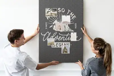 Pinnwand Poster im Retro-Stil