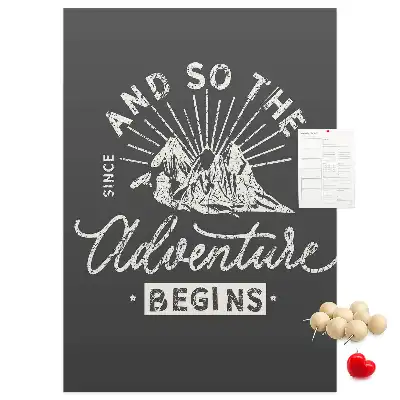 Pinnwand Poster im Retro-Stil