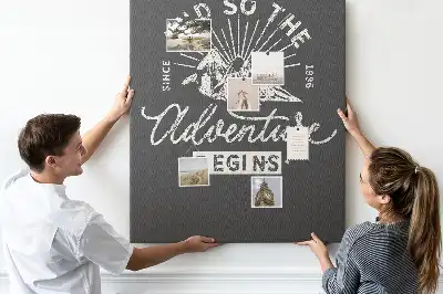 Pinnwand Poster im Retro-Stil