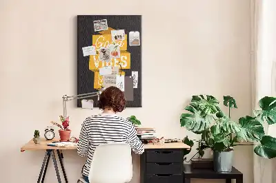 Korktafel Inspirierendes Zitat