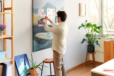 Korktafel Marmorwal