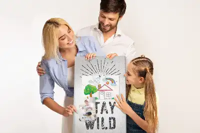 Pinnwand Kork Stay Wild Mountain Theme